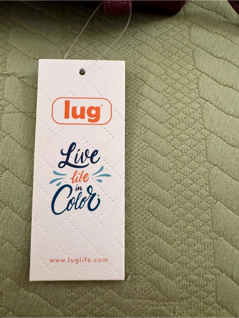 Lug Matte Lux Pouch Wine NWT
